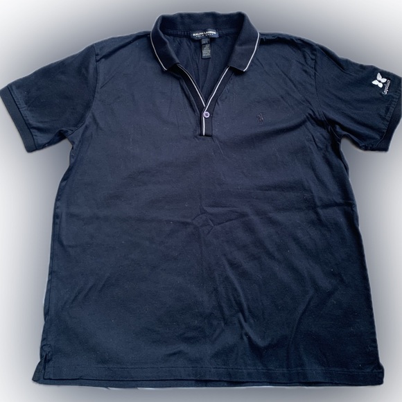 Kapalua, Hawaii 🤙 POLO golf Maui shirt, navy blue, ladies large | Ralph Lauren - Picture 2 of 5